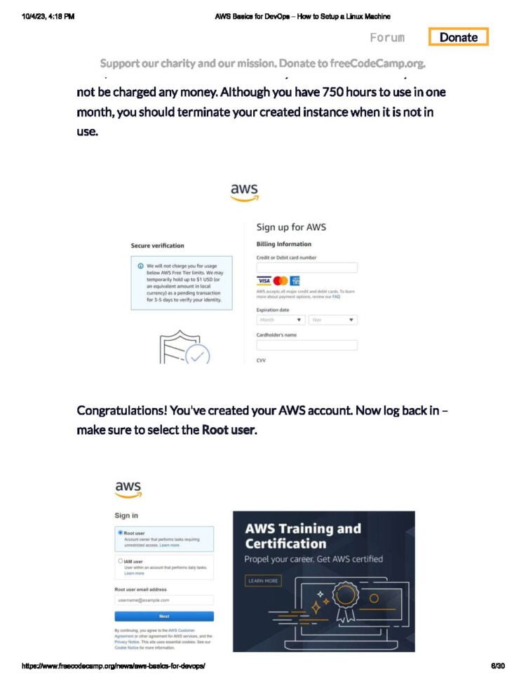 AWS Basics for DevOps – How to Setup a Linux Machine (PDF) - Connect 4 ...