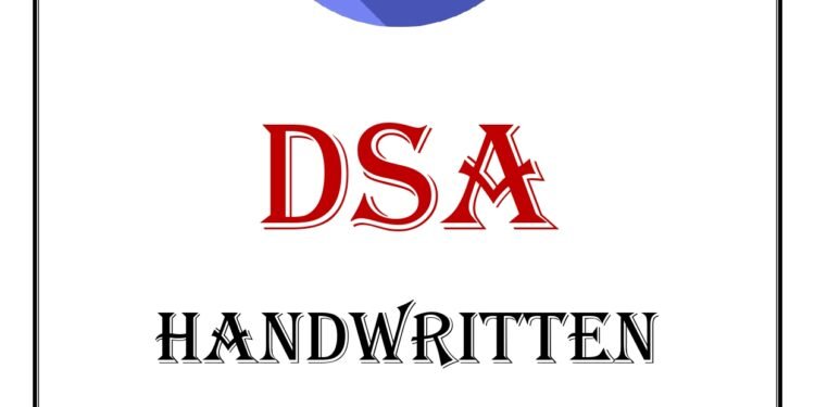 DSA Handwritten Notes PDF