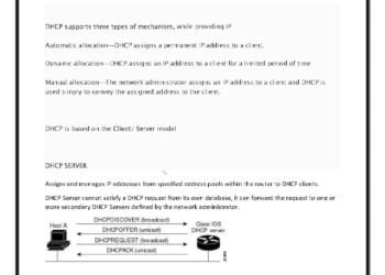 DHCP Concept Basic PDF