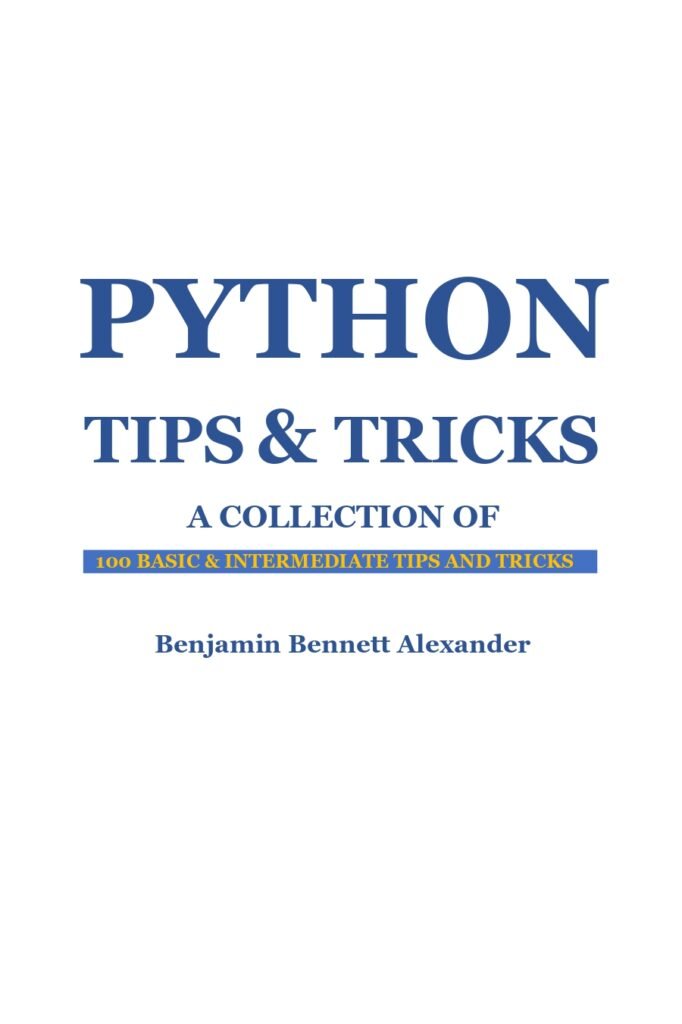 100 Python Tips: Boost Your Programming Skills