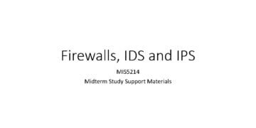 A Comprehensive Guide on Firewalls, IDS, and IPS