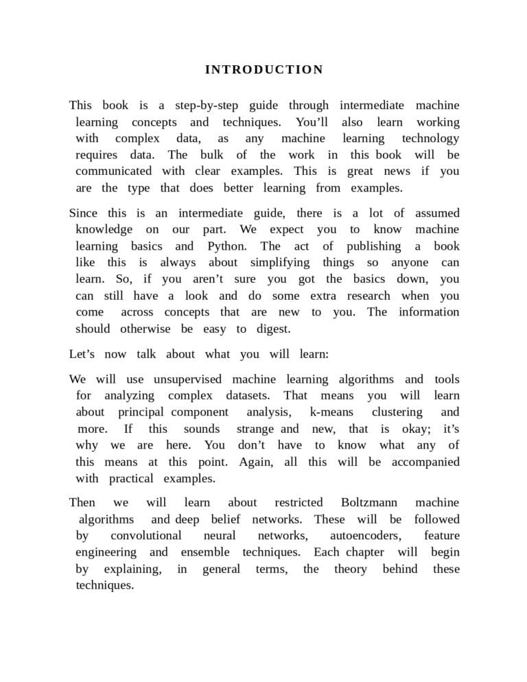 A Comprehensive Guide to Python Machine Learning PDF - Connect 4 Techs