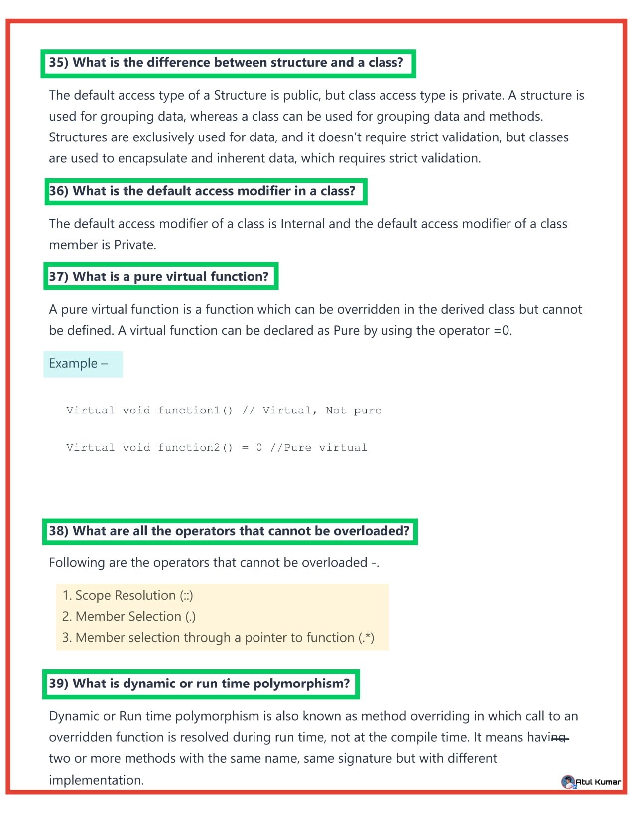 The Ultimate Guide to OOPS Interview Questions