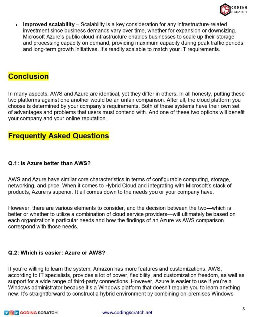 AWS vs Azure: Which One is Better - A Comprehensive Guide to Choosing the Right Cloud Platform