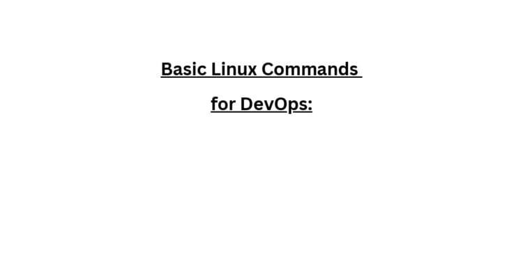 Basic Linux Commands for DevOps PDF